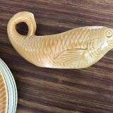 Fish service in Faïence - Sarreguemines