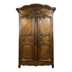 Very important Lyonnais wardrobe from the Louis XV period in solid walnut / height 295 cm