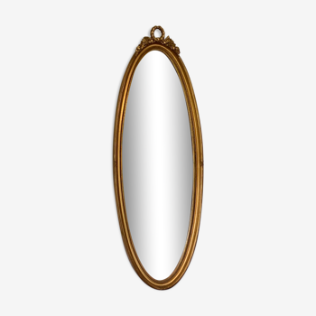 Empire oval mirror 100x35cm