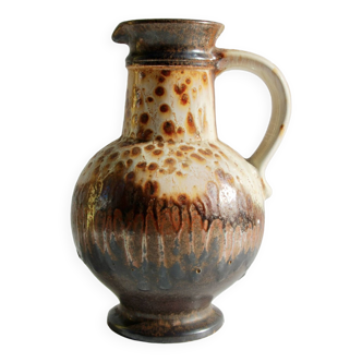 Fat Lava vase Ceramic pitcher west Germany 1960 vintage Scheurich style