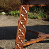 Vintage carved solid wood table
