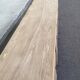 Stripped oak enfilade from 1950, 232cm.
