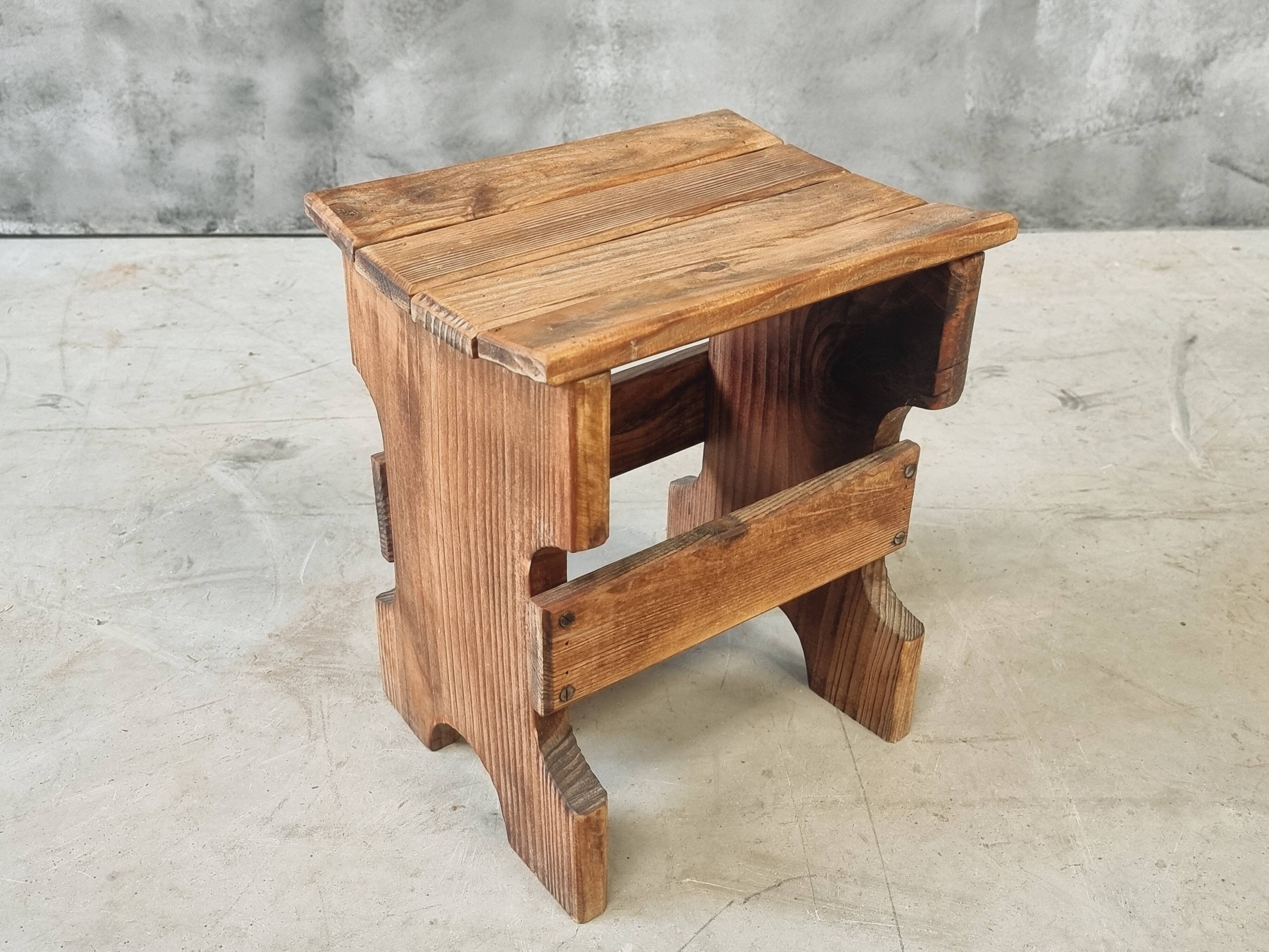 Vintage stool footstool plant table side table