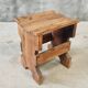 Tabouret repose-pieds vintage table à plantes table d'appoint