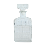 Carafe à whisky rectangulaire en verre
