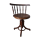 Fauteuil de bureau pivotant en bois années 20