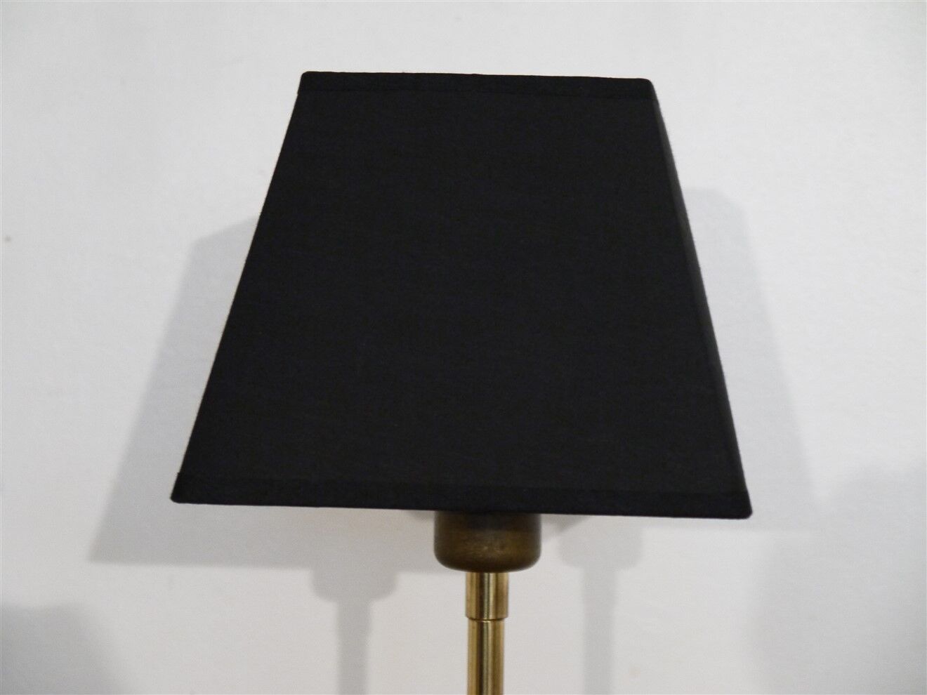 Pair of vintage Scandinavian brass lamps 1960