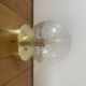 Applique ou plafonnier globe vintage en verre