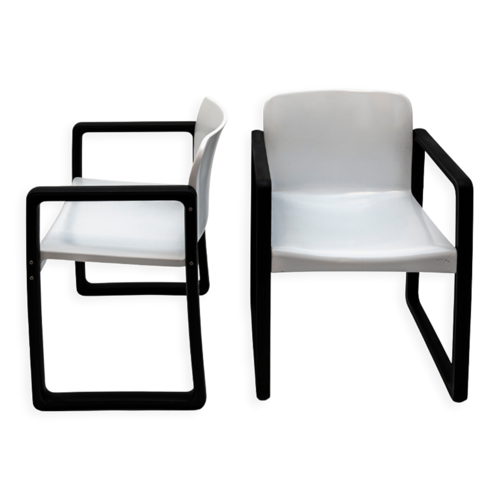 Set of 4 Ypsilon chairs by Just Meijer for Kembo, Holland, 1970s
