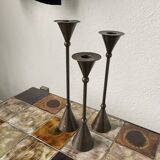 Trio of Memphis candlesticks