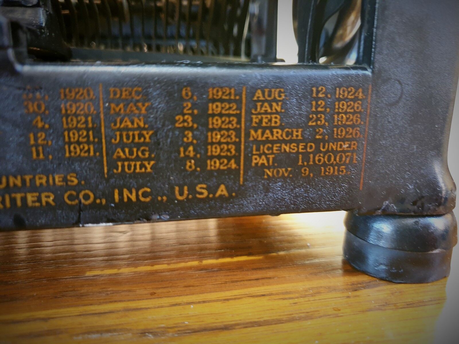 Underwood Typewriter 1915