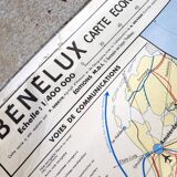 Old Benelux school map
