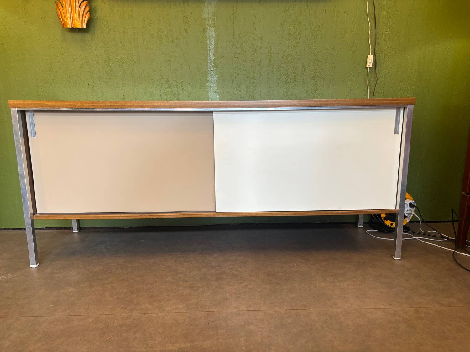70s sliding door sideboard