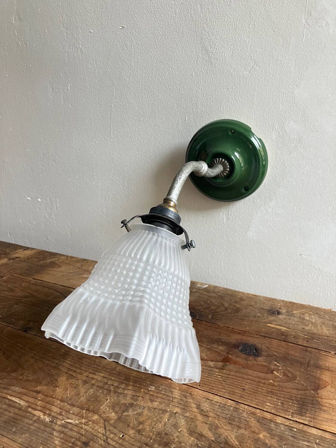 Vintage swan neck wall light