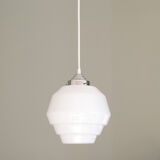 Pendant lamp globe opaline