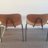 2 Scandinavian 50s Kurt Nordström chairs. Model 145