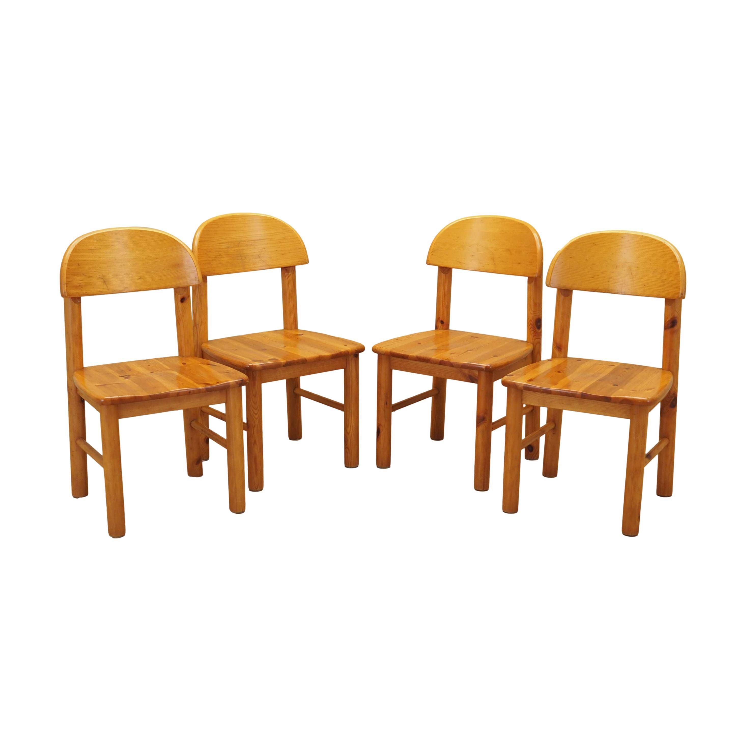 Set of four chairs, Scandinavian design, 1960s, designer: Rainer Daumiller,