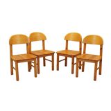 Set of four chairs, Scandinavian design, 1960s, designer: Rainer Daumiller,