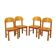 Set of four chairs, Scandinavian design, 1960s, designer: Rainer Daumiller,