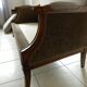 Two-seater canapé in Restoration / Louis-Philippe style – Reupholstered by an artisan.