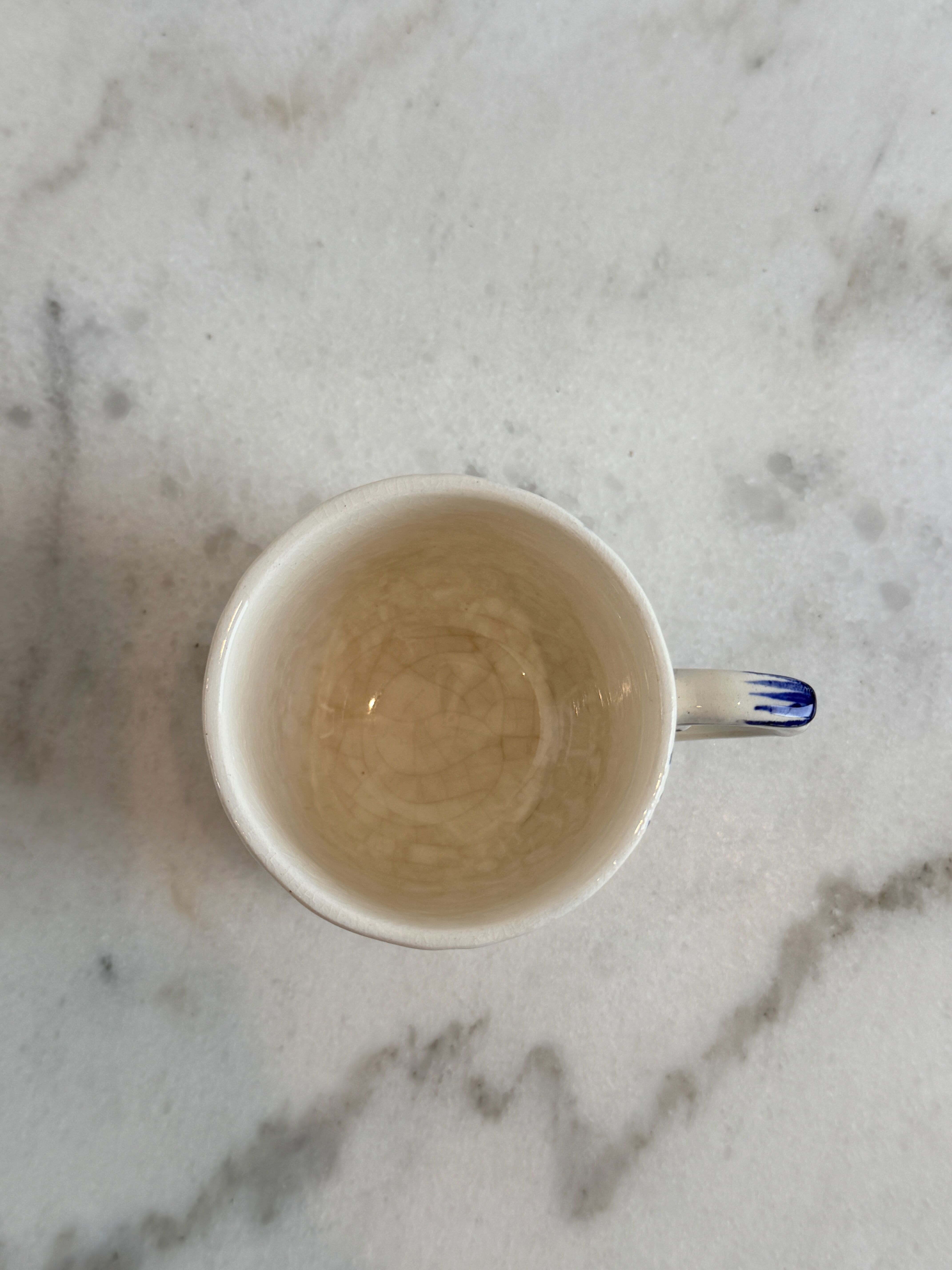 A cup made of ironstone - Gien