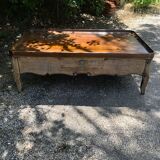 English coffee table with ''cabaret'' tray