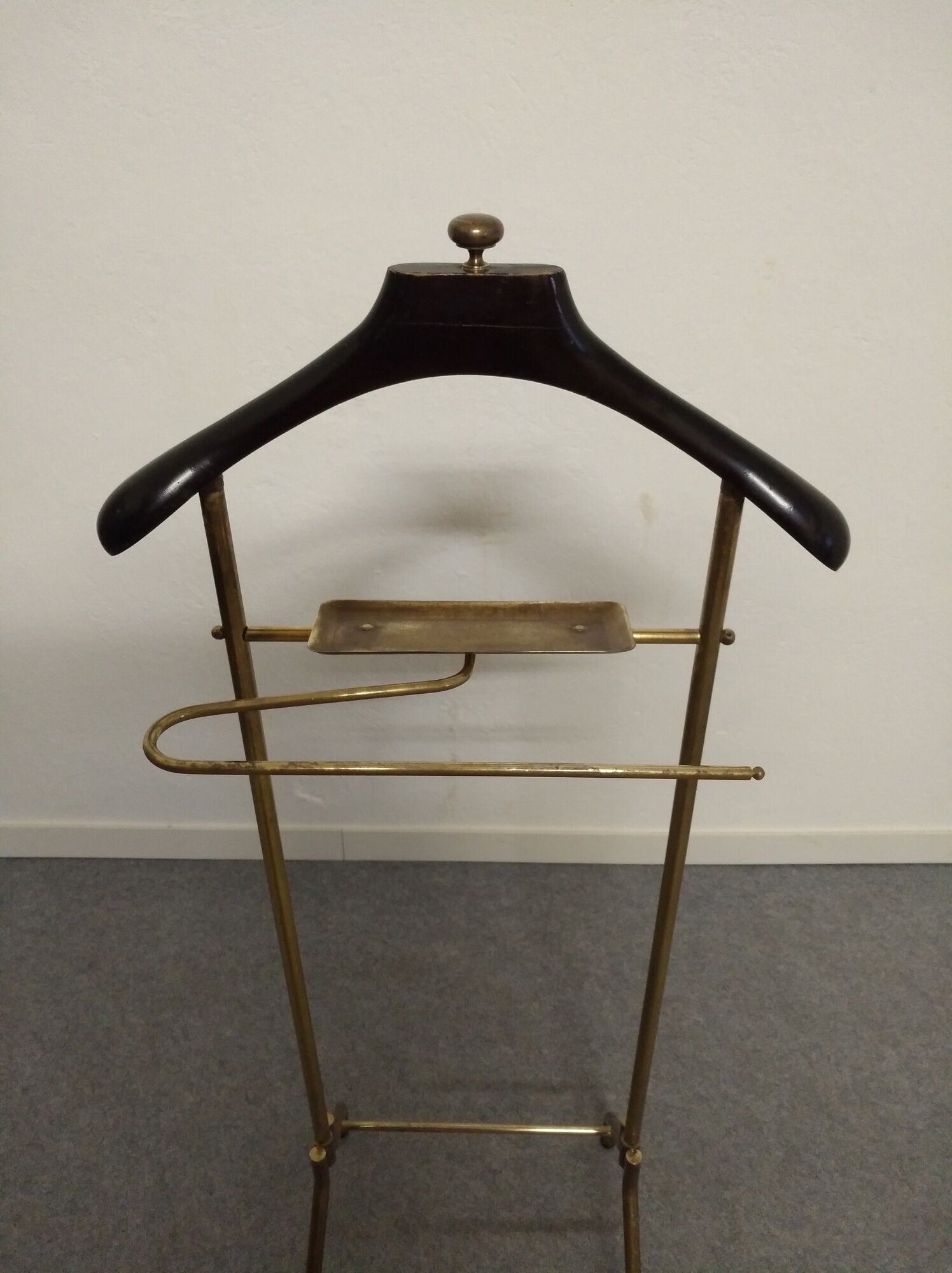 Italian brass valet from the 50s/60s