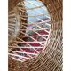 Rattan side table
