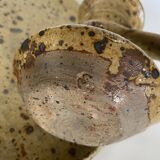 G.Tiffoche stoneware candlestick