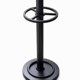 Unilux vintage coat rack – black metal and wood – 80s/90s design