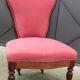 Old Red Low Chair