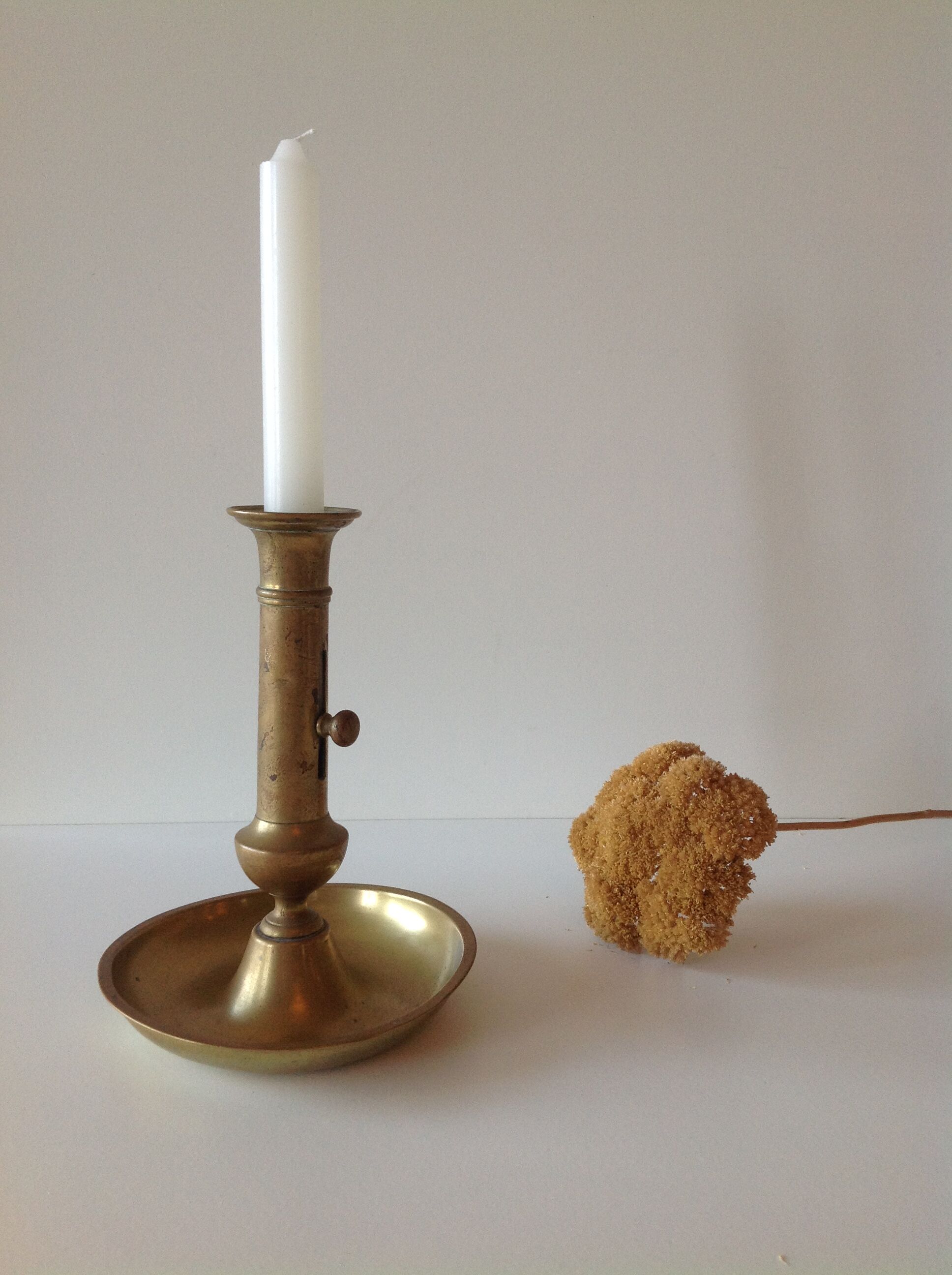 Brass candlestick
