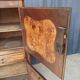 Standing man Louis XV in walnut and ash burl