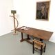 Art Deco dining table or desk in oak and beech – 1930s