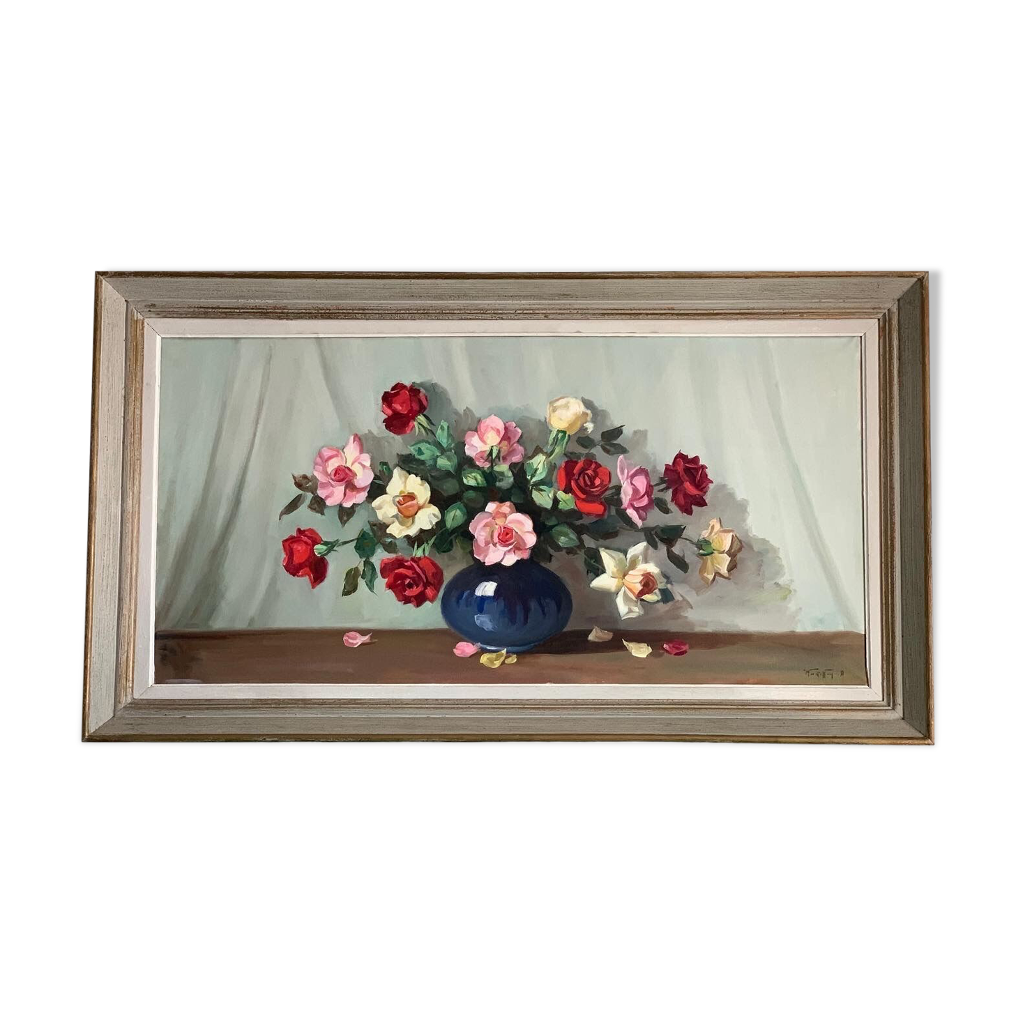 Vintage flower painting