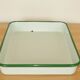 34.5x25.5 vintage enamelled steel 34.5x25.5 rectangular dish