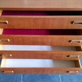 Sidbeoard with sliding doors and ceramic decoration