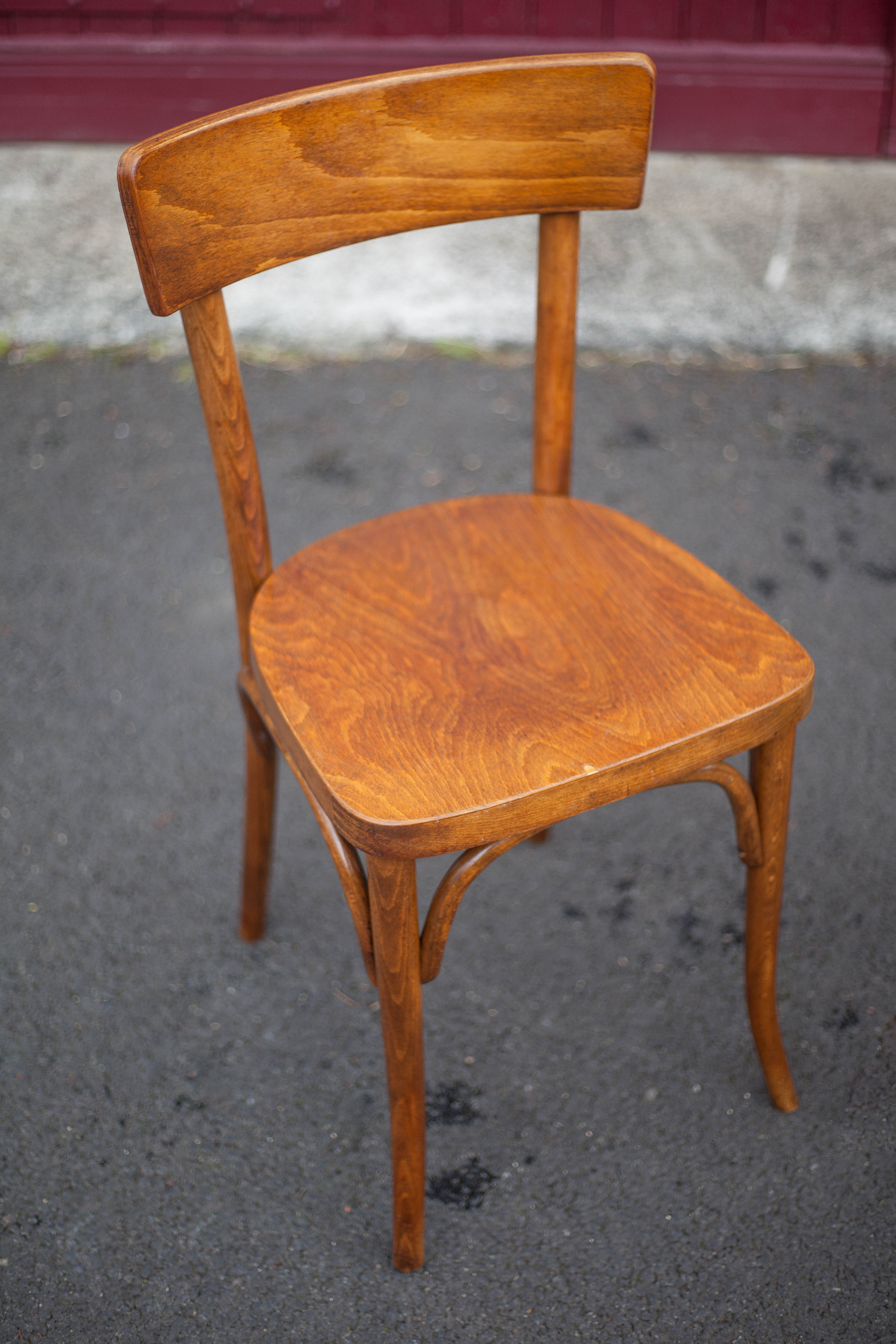 Pair of Thonet bistro chairs