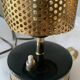 Perforated metal night light.