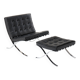 Chaise Barcelona et ottoman - MIES Van Der ROHE