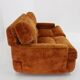 1970s Saporiti 2-Seater Sofa in Velvet, Italy