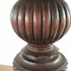 Old wooden lamp