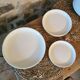 3 vintage dishes, Nesting service by Michel HAMON, Gien Prisunic 1970
