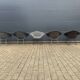 5x Knoll Bertoia Diamond chair upholstered