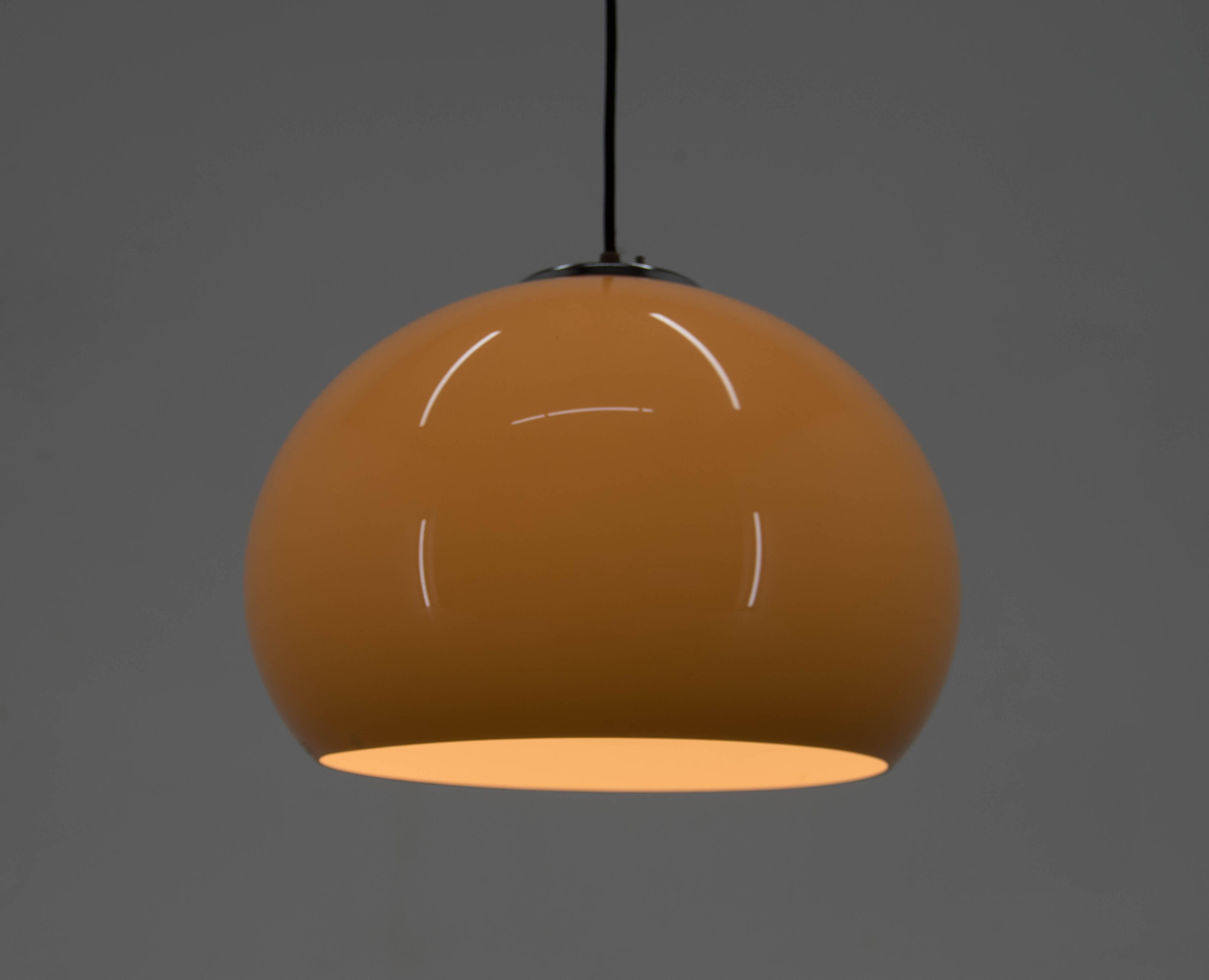 Midcentury Pendant Designed by Harvey Guzzini for Meblo, Italy, 1970s