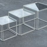 Pull out tables design Max Sauze, édited by Iscocèle