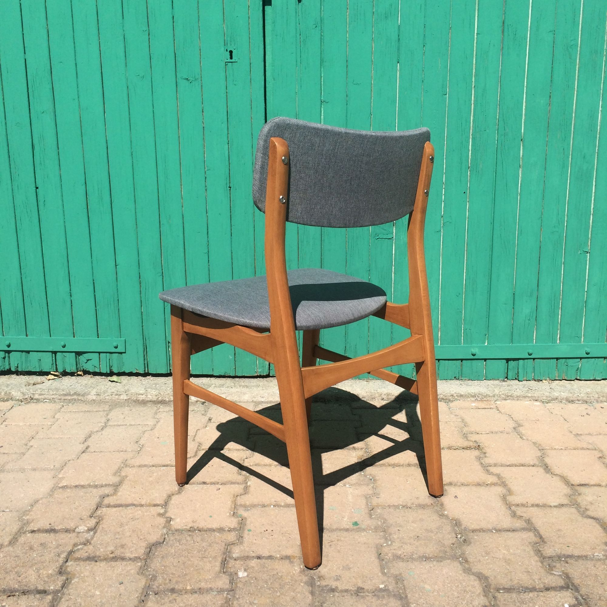 Scandinavian chair in restored solid beech