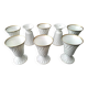 8 Haviland Limoges porcelain Mazagrans