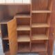 Two-door modernist shelf cabinet, art deco