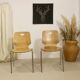 Pair of stackable chairs in Plywood plywood. Ref Leo.